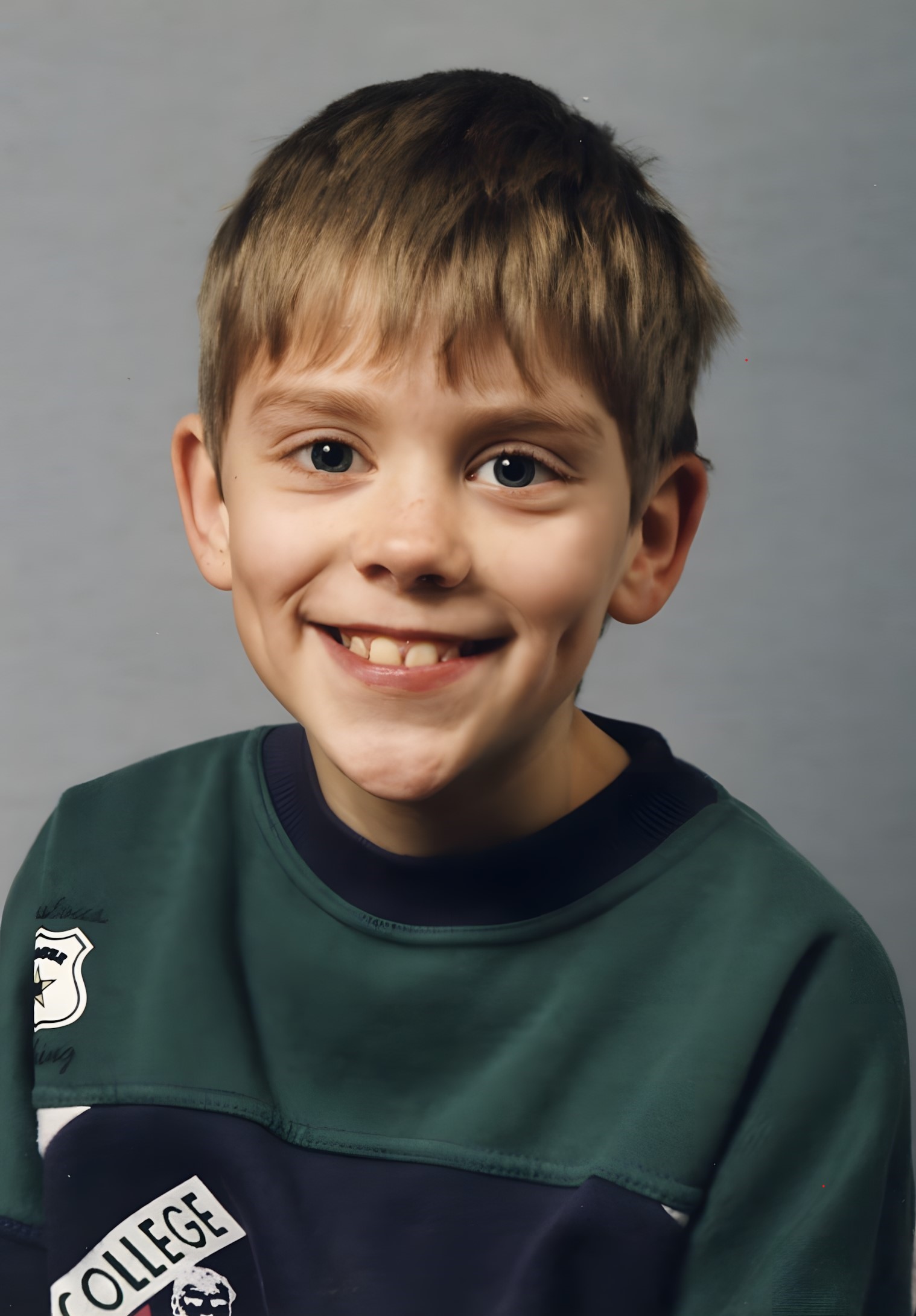 Andy at the age of 5